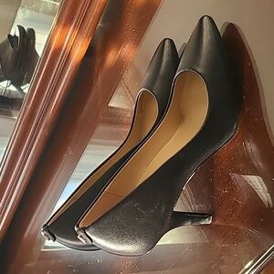 Size 6m Michael Kors Black shoes with 8cm heel